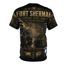 Load image into Gallery viewer, Fort Sherman Jungle Operations Training Center JOTC Tee | Panama Canal Zone 1911-1999
