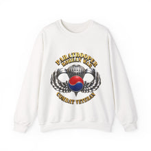 Load image into Gallery viewer, Crewneck Sweatshirt - SOF - Paratrooper - Korean War - Cbt Vet - 3D X 300
