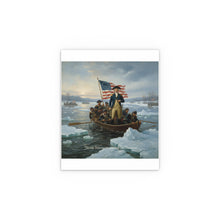 Load image into Gallery viewer, Indoor and Outdoor Silk Posters - Washington Crossing the Delaware duing the Revolutionary War
