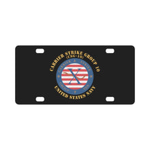 Load image into Gallery viewer, Navy - Carrier Strike Group 10 (CSG-10) X 300 Classic License Plate
