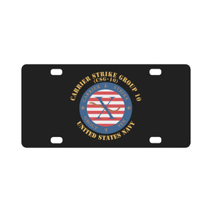 Navy - Carrier Strike Group 10 (CSG-10) X 300 Classic License Plate