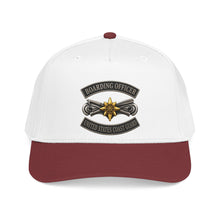 Load image into Gallery viewer, Mid Profile Baseball Cap - USCG - Boarding Officer w txt - 3D - Enhanced
