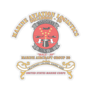 Kiss-Cut Stickers - USMC - Marine Aviation Logistics Squadron 39 - MALS 39 - Magicians - Kidd