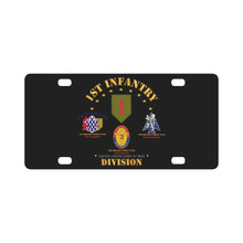 Load image into Gallery viewer, Army - 1st Infantry Division w Named BCTs - V1 Classic License Plate
