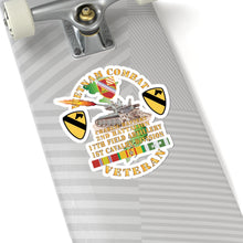 Load image into Gallery viewer, Kiss-Cut Sticker - Army - Charlie Battery.2nd Battalion,17th Field Artillery - w  1st Cavalry Div - M110 8in SP - Vietnam Vet w VN SVC X 300
