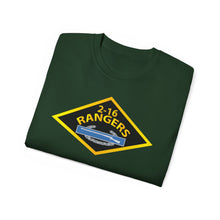 Load image into Gallery viewer, Unisex Ultra Cotton Tee - 2nd Bn, 16th Infantry - Rangers w CIB w Txt X 300
