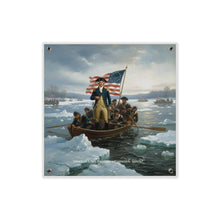 Load image into Gallery viewer, Acrylic Wall Art Panel - Washington Crossing the Delaware duing the Revolutionary War
