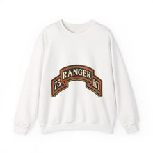Load image into Gallery viewer, Crewneck Sweatshirt - Army - 75th Ranger Regiment - Ranger Scroll - 3D - Enhanced
