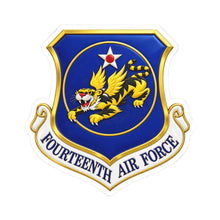 Load image into Gallery viewer, Kiss-Cut Stickers - USAF - 14th Air Force - Flying Tigers wo txt - 3D - Enhanced
