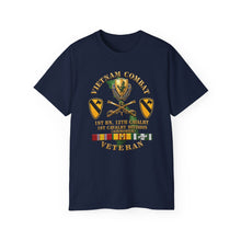 Load image into Gallery viewer, Unisex Ultra Cotton Tee - Army - Vietnam Combat Cavalry Veteran w 1st Bn 12th Cav DUI - 1st Cav Div - 3D X 300

