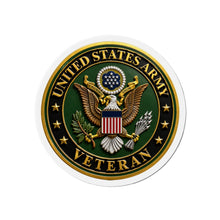 Load image into Gallery viewer, Die-Cut Magnet - Army - US Army Veteran - 3D - Enhanced
