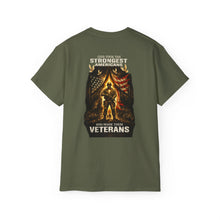 Load image into Gallery viewer, Unisex Ultra Cotton Tee - God took the strongest Americans
