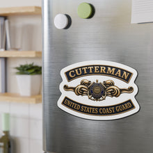 Load image into Gallery viewer, Die-Cut Magnet - USCG - Cutterman - Auxiliary w txt - 3D - Enhanced
