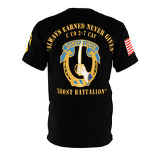 Load image into Gallery viewer, Unisex Tee - AOP Army C Co 2nd Bn 7th Cavalry Regiment Ghost Battalion - V1
