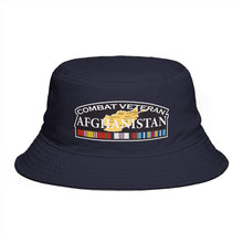 Load image into Gallery viewer, Bucket Hat — Afghanistan Combat Veteran Embroidered Patch - Combat Veteran - Afghanistan - V1
