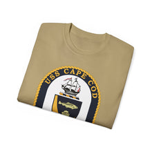 Load image into Gallery viewer, Unisex Ultra Cotton Tee - Navy - USS Cape Cod (AD 43) wo txt X 300
