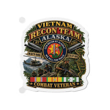 Load image into Gallery viewer, Die-Cut Magnet - RECON TEAM - Recon Team Alaska - CCN - Vietnam - Combat Vet - 3D - Enhanced
