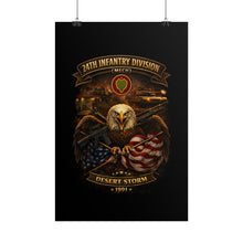 Load image into Gallery viewer, Rolled Posters - 24th Infantry Division - Desert Storm
