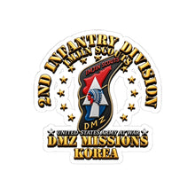 Load image into Gallery viewer, Kiss-Cut Stickers - Army - 2nd Infantry Division - ImJin Scout - DMZ Missions - 3D - Enhanced
