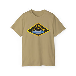 Unisex Ultra Cotton Tee - 2nd Bn, 16th Infantry - Rangers w CIB w Txt X 300