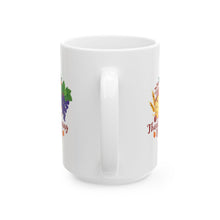 Load image into Gallery viewer, White Ceramic Mug - 11oz &amp; 15oz - Thanksgiving Day - Bread
