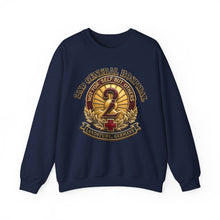 Load image into Gallery viewer, Crewneck Sweatshirt - 2nd General Hospital - Landstuhl Germany - Black - 3D - Enhanced
