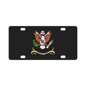 Army - Regimental Colors - 505th Infantry Regiment - H-MINUS X 300 Classic License Plate