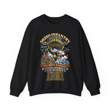 Load image into Gallery viewer, Crewneck Sweatshirt - Army - 503rd Parachute Infantry Regiment - The Rock Regiment - Wars - 3D - Enhanced
