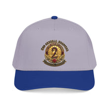 Load image into Gallery viewer, Mid Profile Baseball Cap - 2nd General Hospital - Landstuhl Germany - Black - 3D - Enhanced

