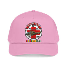 Load image into Gallery viewer, Mid Profile Baseball Cap - Army - 57th Medical Co - Original Dustoff - Vietnam w VN SVC - 3D - Enhanced
