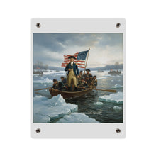 Load image into Gallery viewer, Acrylic Wall Art Panel - Washington Crossing the Delaware duing the Revolutionary War
