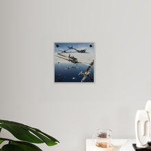 Load image into Gallery viewer, Acrylic Wall Art Panel - Curtis P-40 Kittyhawk w Machine Guns Blazing
