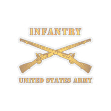 Load image into Gallery viewer, Kiss-Cut Stickers - Army - Infantry - Branch - US Army X 300

