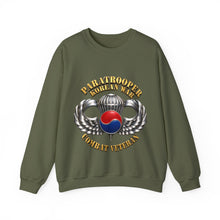 Load image into Gallery viewer, Crewneck Sweatshirt - SOF - Paratrooper - Korean War - Cbt Vet - 3D X 300
