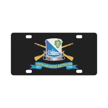 Load image into Gallery viewer, Army - 100th Infantry Battalion w Br - SSI - Ribbon X 300 Classic License Plate
