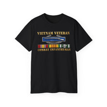 Load image into Gallery viewer, Unisex Ultra Cotton Tee - Army - Vietnam Veteran - Cbt Infantryman w CIB VN SVC - 3D X 300
