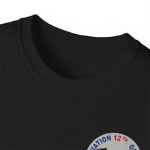 Load image into Gallery viewer, Unisex Ultra Cotton Tee - Vietnam Combat Aviation Vet w Air Crew Badges - 12th Aviation Group - Vietnam - SSI - Sgt Howard Meyers - 1968-1969 SVC X 300
