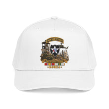 Load image into Gallery viewer, Mid Profile Baseball Cap - Army - 2nd Infantry Division w Br - Ribbon COLD WAR Vet Tab - Korea - 3D - Enhanced
