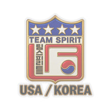 Load image into Gallery viewer, Kiss-Cut Stickers - Team Spirit USA-Korea
