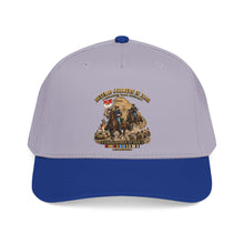 Load image into Gallery viewer, Mid Profile Baseball Cap - Army - Buffalo Soldiers in Iraq - OIF - Cavalrymen at War  w IRAQ SVC - 3D - Enhanced
