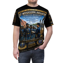 Load image into Gallery viewer, 1st Mississippi Infantry (African Descent) Commemorative Tee — Battle of Milliken's Bend (June 7, 1863)
