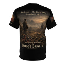 Load image into Gallery viewer, Antietam 1862 — 1st Texas Infantry Cornfield All‑Over Print Tee
