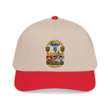 Load image into Gallery viewer, Mid Profile Baseball Cap - Vietnam Combat Veteran - 2nd Bn, 28th Inf 1st Inf Div - VN SVC w bronze star w OLC - 4 Stars w Battle Scene - 3D - Transparent
