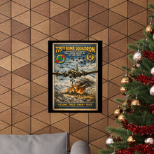 Load image into Gallery viewer, 775th Bomb Squadron Matte Poster — Celone Italy 1944–1945 Vintage WWII Aviation Print - Celone Airfield
