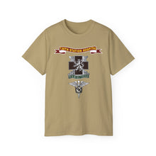Load image into Gallery viewer, Unisex Ultra Cotton Tee - Army - 130th Station Hospital - Ribbon - DUI - Army Medical Service Corps Branch X 300

