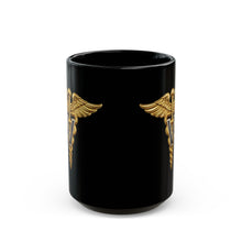 Load image into Gallery viewer, Black Mug  (15oz) - Army Veterinary Corps Branch Insignia - 3D
