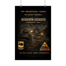 Load image into Gallery viewer, Posters - Hedgerow assault in Normandy, 1944 - Shirt - Back
