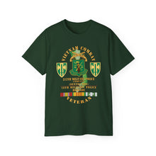 Load image into Gallery viewer, Unisex Ultra Cotton Tee - Army - Vietnam Combat Veteran w 212th Military Police Company - 18th MP Bde SSI - VN SVC X 300
