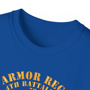 Unisex Ultra Cotton Tee - 4th Battalion 73rd Armor Regiment - Veteran W DUI wo At War - Br X 300