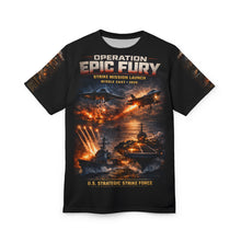 Load image into Gallery viewer, Operation EPIC FURY Tribute Tee — US Strike Against Iran Strategic Strike Campaign
